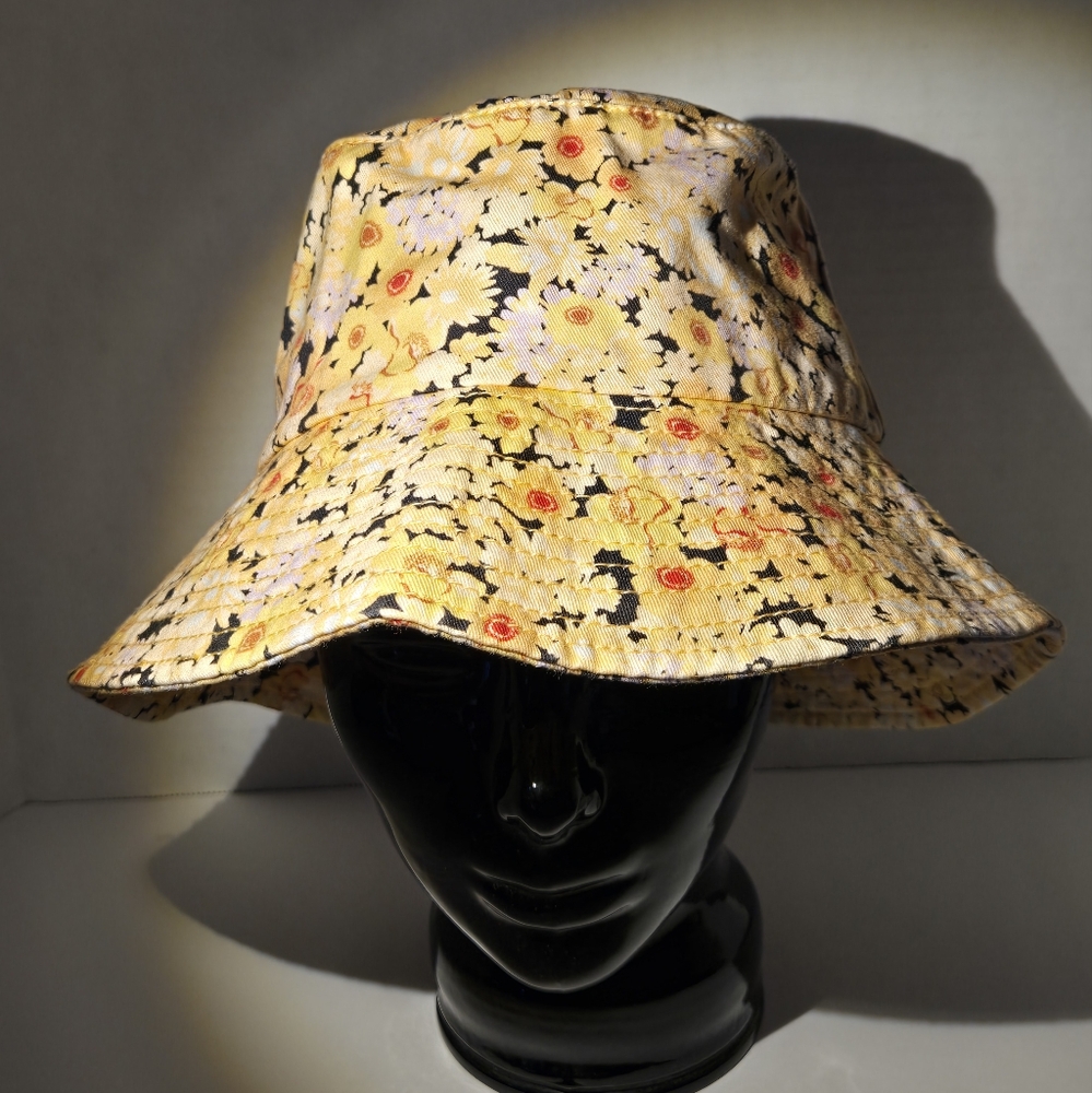 Billabong Still Single Floral Bucket Hat, One Size Fits Most - Picture 2 of 6